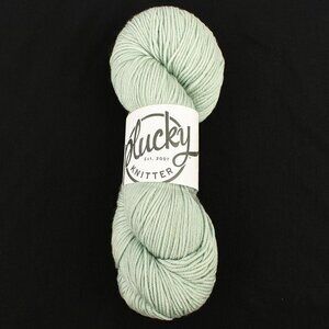 Plucky Knitter Solo DK Yarn Merino Silk Blend Duck Egg
